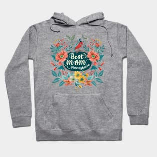 Best Mom in the PENNSYLVANIA, mothers day gift ideas, love my mom Hoodie